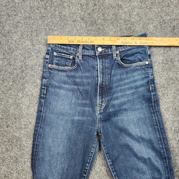 Agolde Pinch Waist Skinny Jeans Womens 28 Blue High Rise Stretch Denim USA - Picture 9 of 16